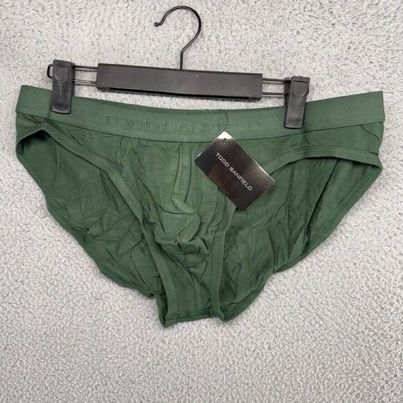 Todd Sanfield Brief Underwear men's 2XL Mountain Green Essential Soft Micro NEW - Picture 1 of 7